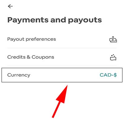 how to change airbnb currency