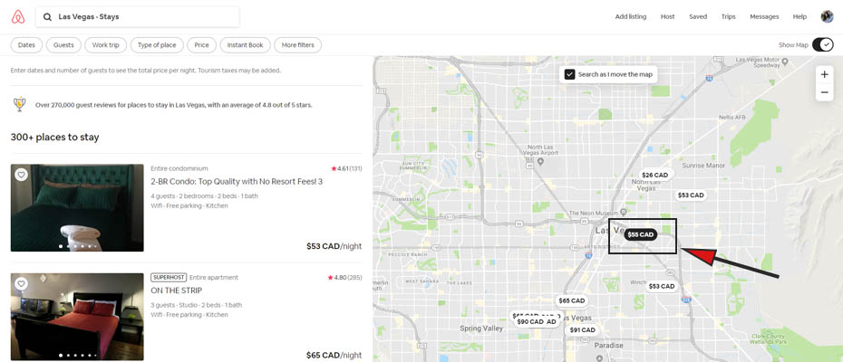 Airbnb Search By Map