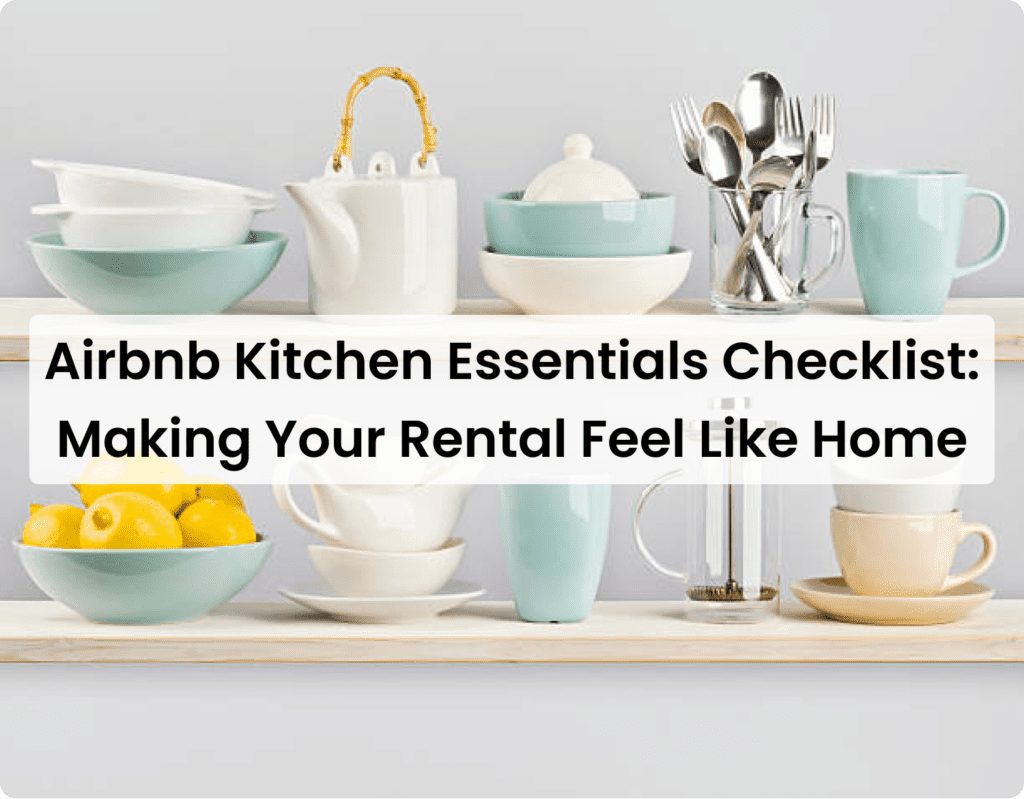 Airbnb kitchen essentials