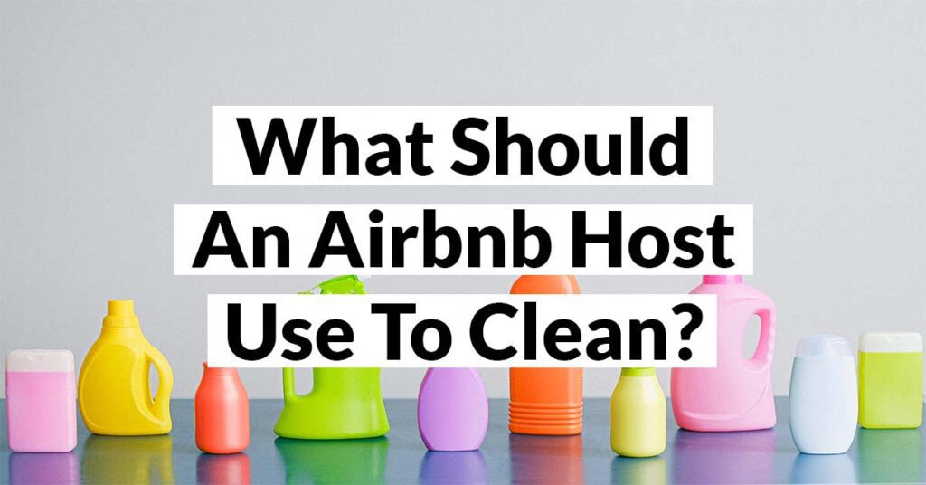 airbnb cleaning products