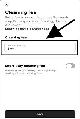 addition charges on airbnb app
